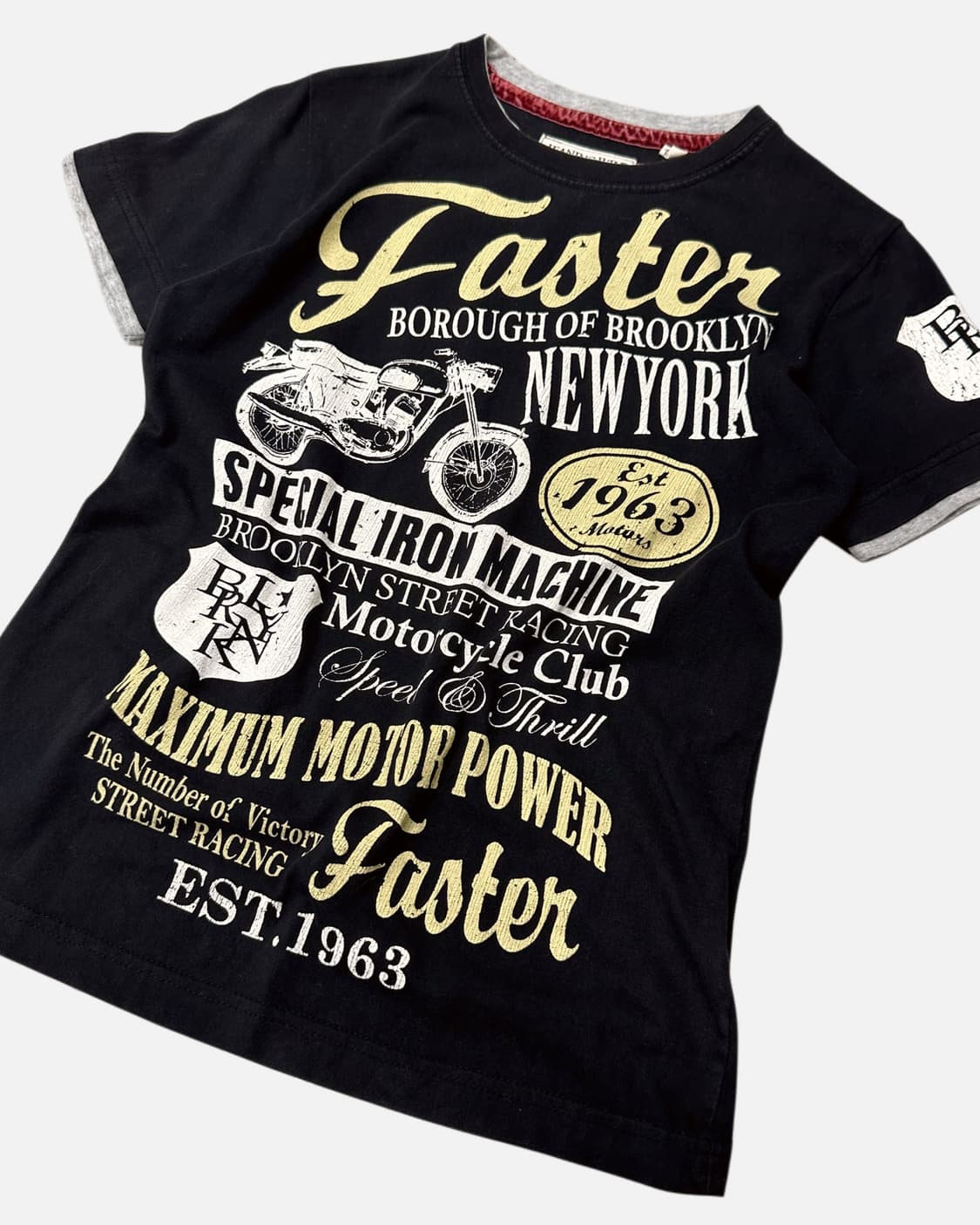 vintage motorcycle printing t-shirt 상품이미지3