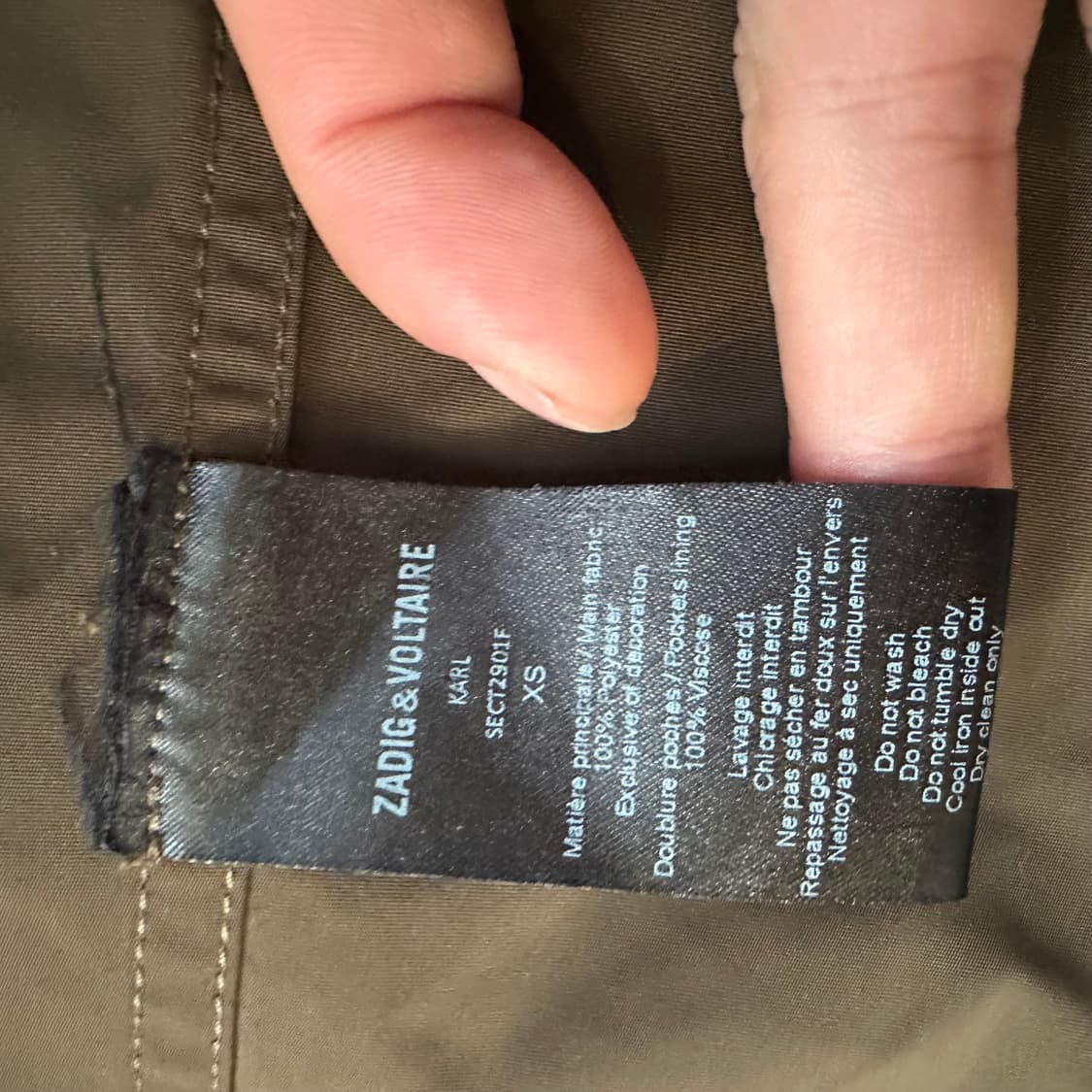 쟈딕앤볼테르  ZADIG & VOLTAIRE 후드 파카 상품이미지7