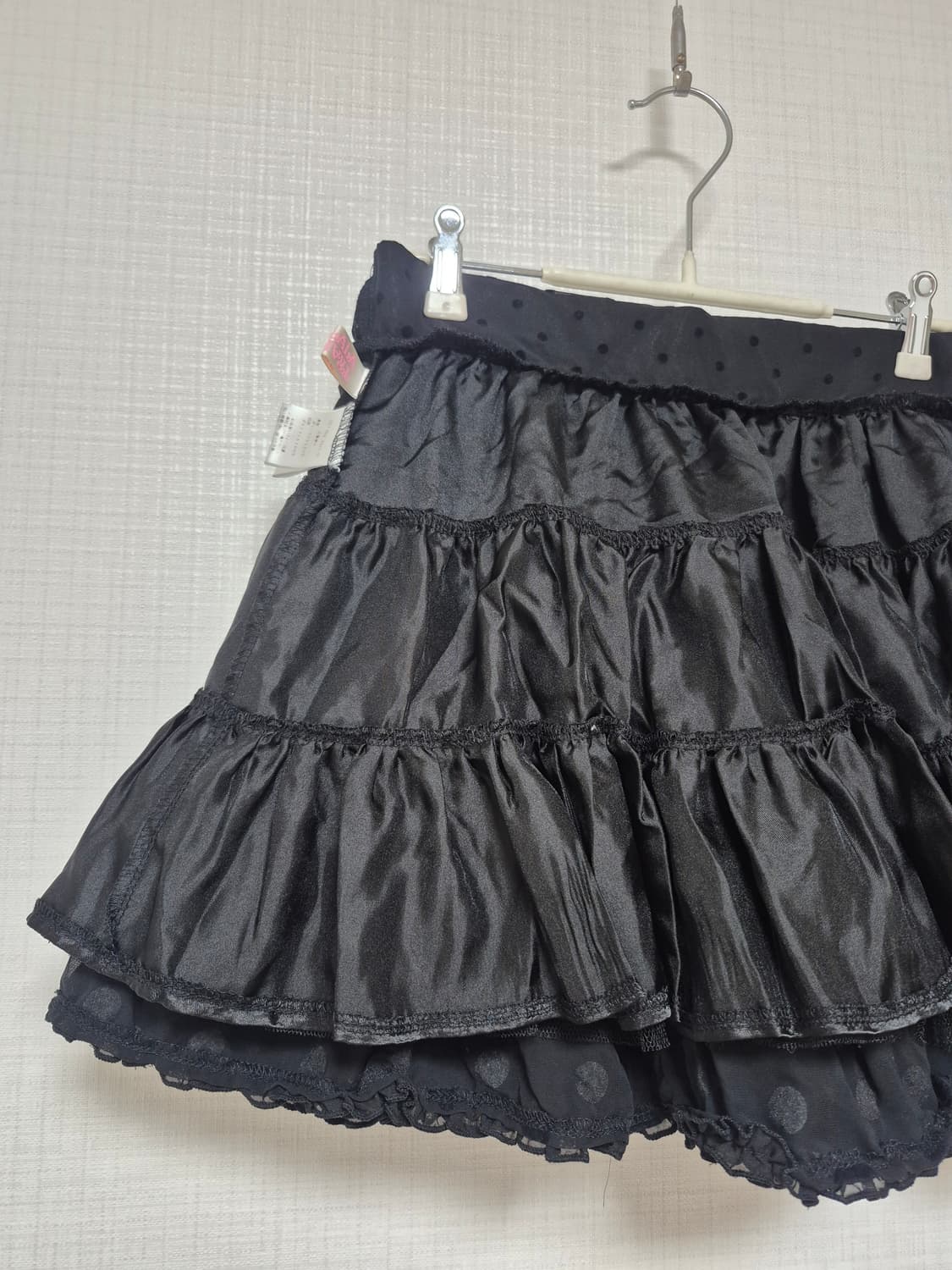 트라랄라 히메갸루 러블리 블랙도트 미니스커트 상품이미지5