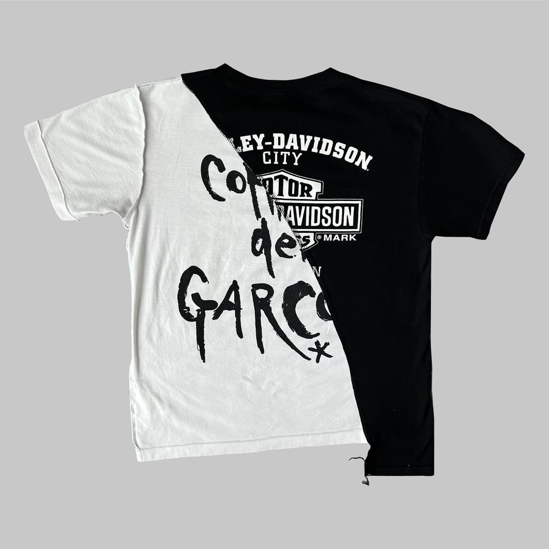 oblique t-shirt no.4(할리X 꼼데 블랙 티셔츠) 상품이미지3