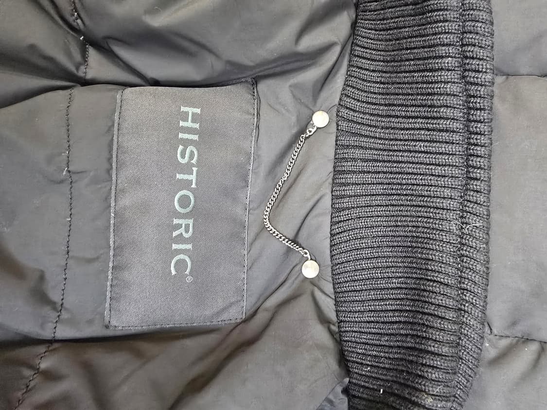 히스토릭 상태좋은 니팅넥라인 구스 패딩 카키 상품이미지9