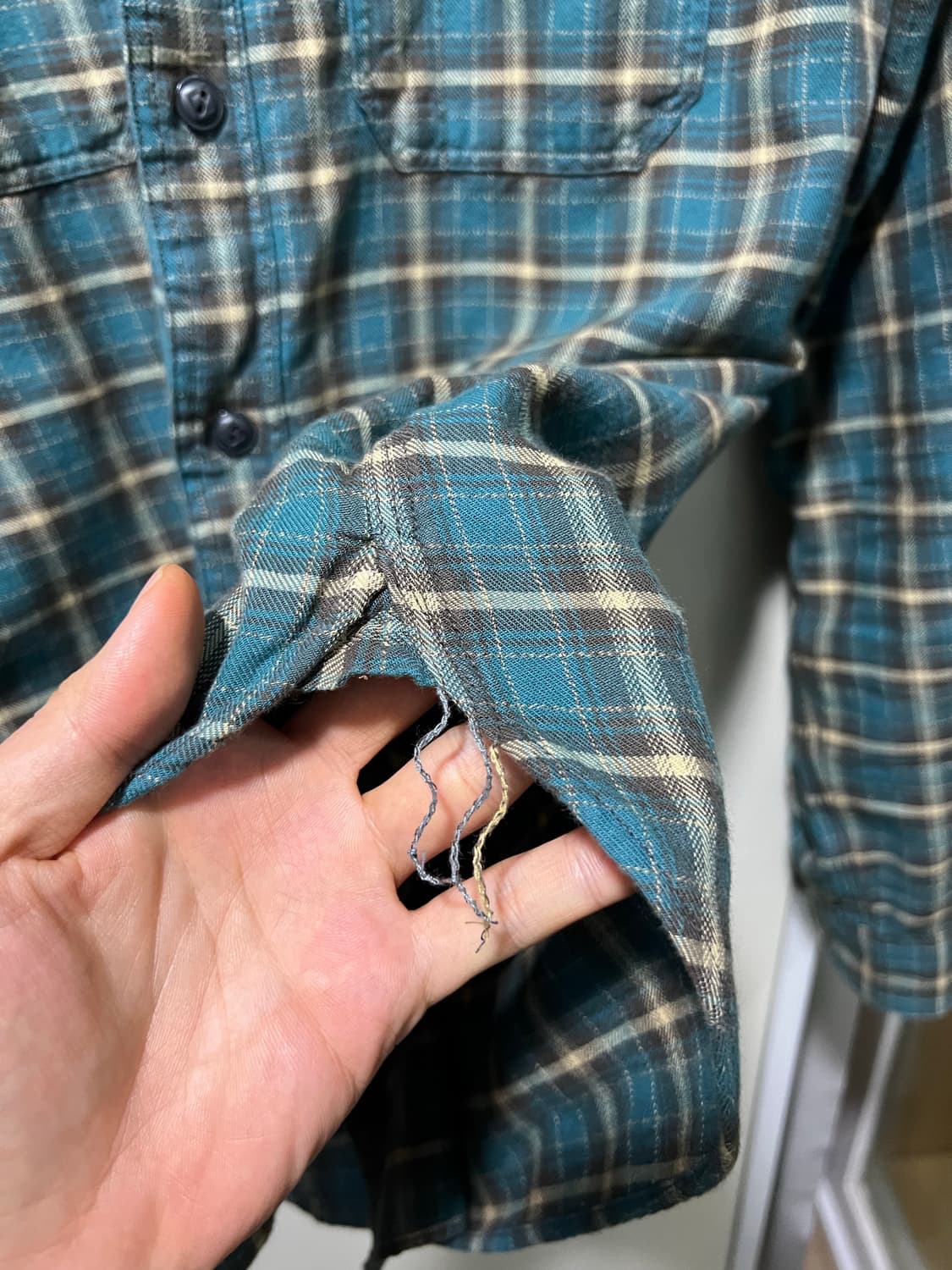 RRL 플래드 트윌 워크셔츠 상품이미지8