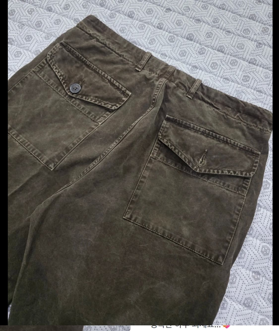 씨피컴퍼니 CP Company 카키 와이드 카고 35 상품이미지4