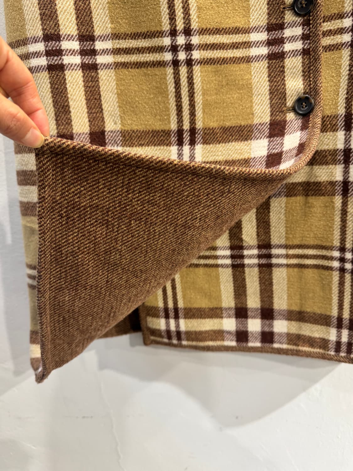 japan vintage 리버서블 체크 스커트 상품이미지8