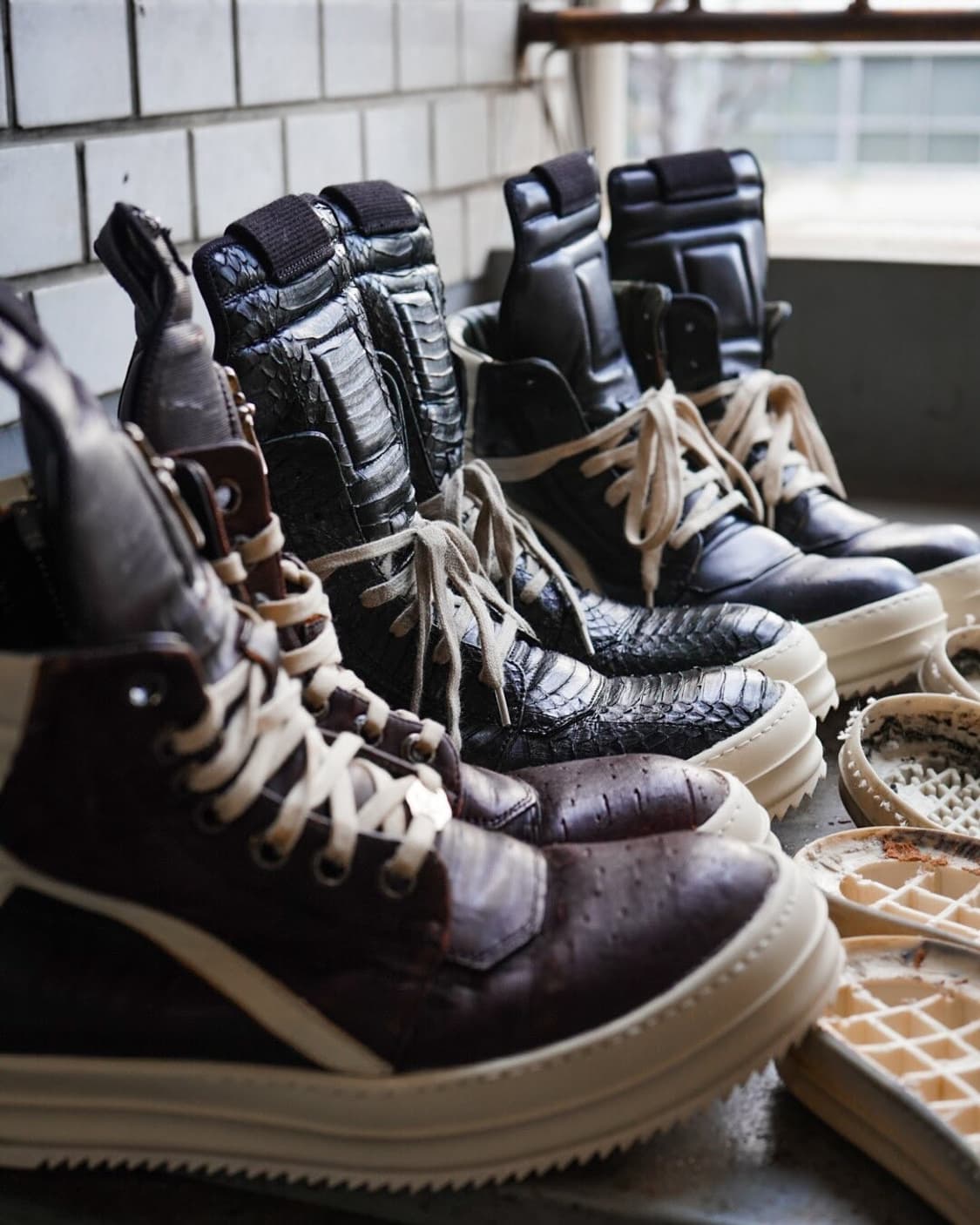 릭오웬스 14FW 지오바스켓 이구아나 블러드 밀크 상품이미지9