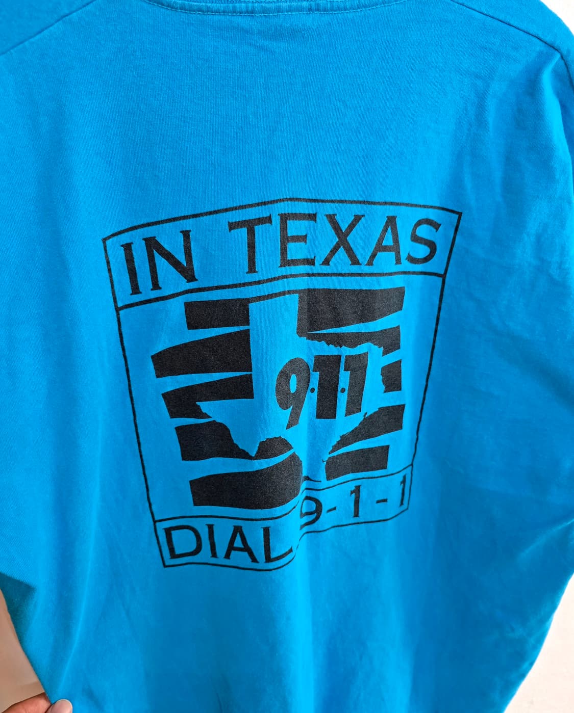 프룻 오브 더 룸 Dial 911 티셔츠 Cyan (USA) 상품이미지3