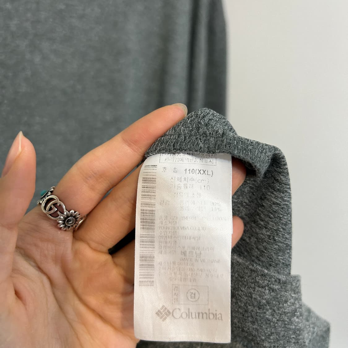 컬럼비아 남성 반집업 티셔츠 110 상품이미지4