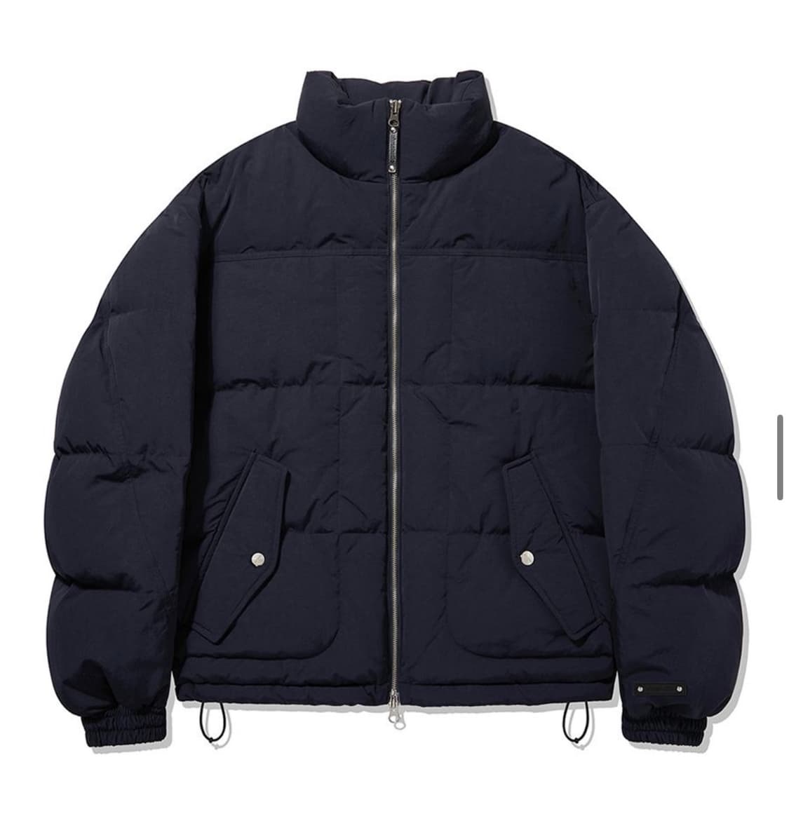 새상품(S)비바스튜디오 나일론 푸퍼 덕다운 패딩 네이비 상품이미지4