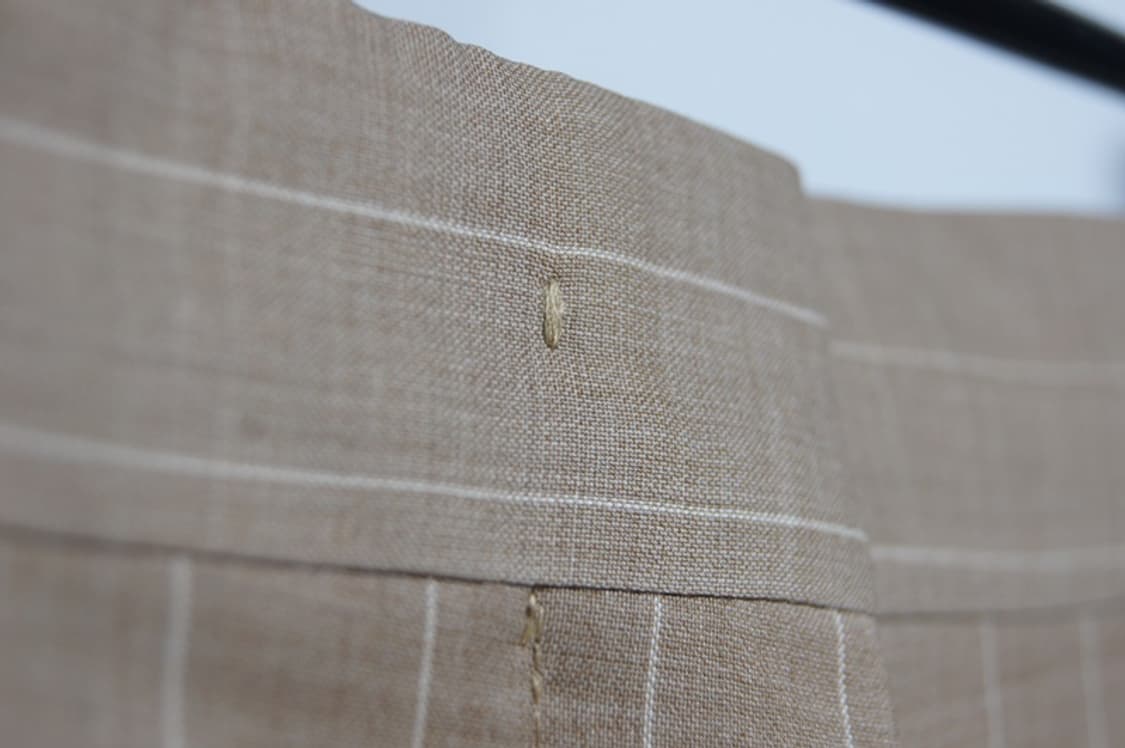 Max Mara 정품 스트라이프 핀턱 슬랙스 베이지 40 상품이미지2