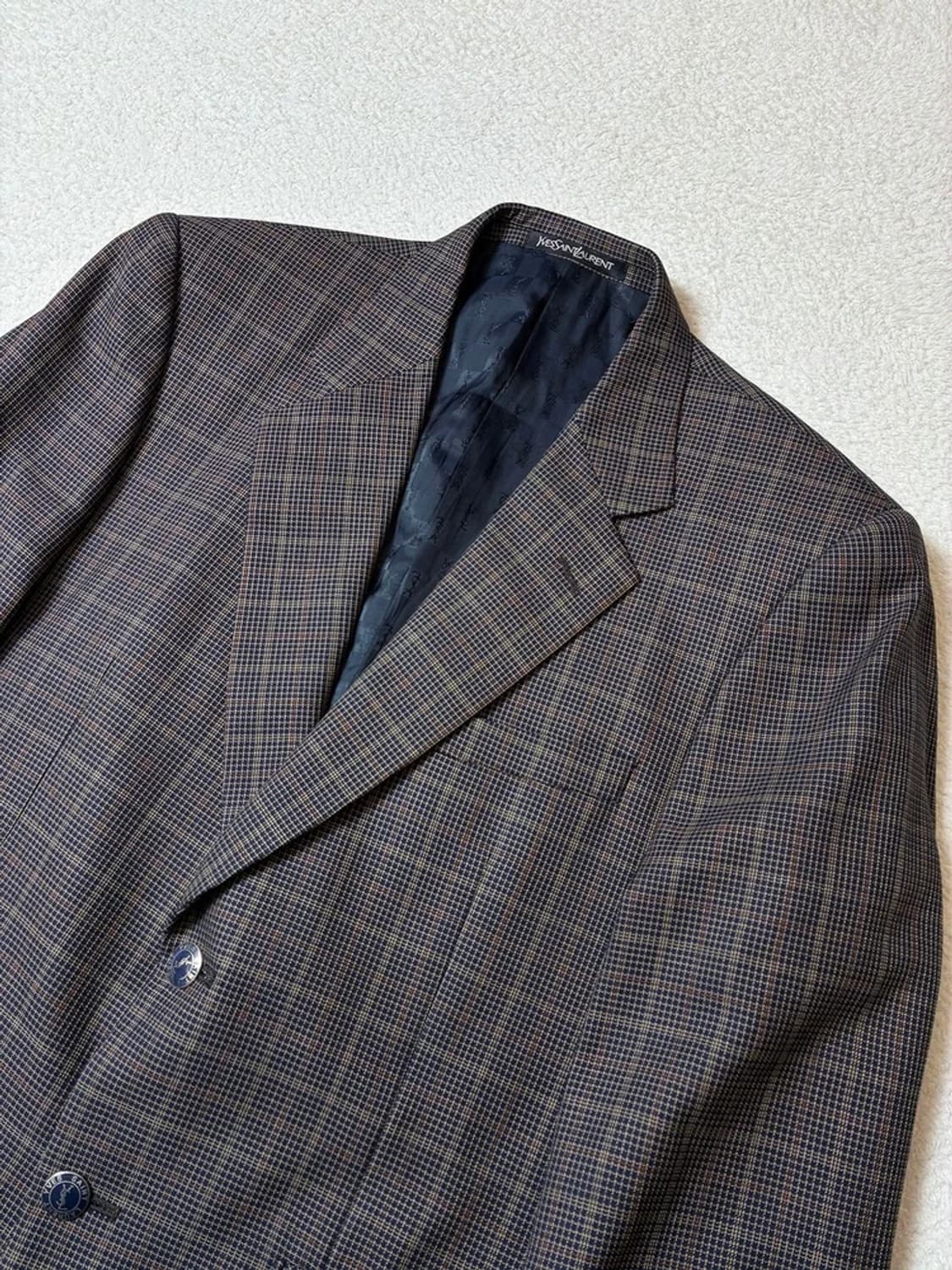 입생로랑 YSL 00's 은장 울 블레이저 자켓 PN7024 상품이미지2