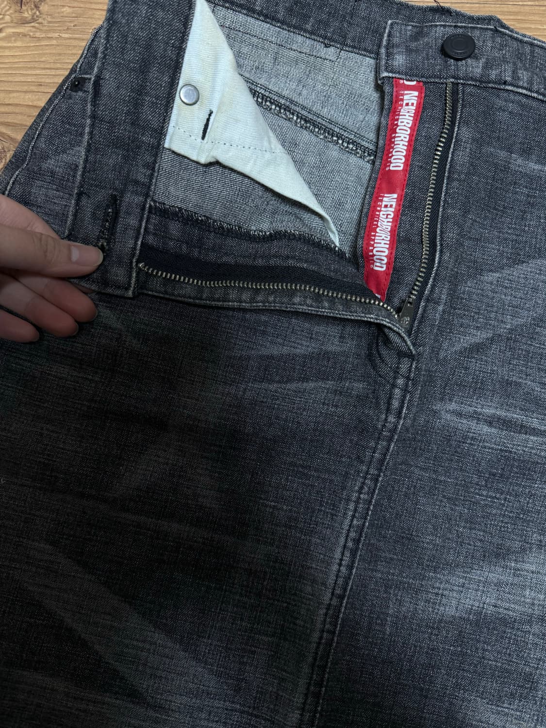 네이버후드 데님 스커트 36 상품이미지3