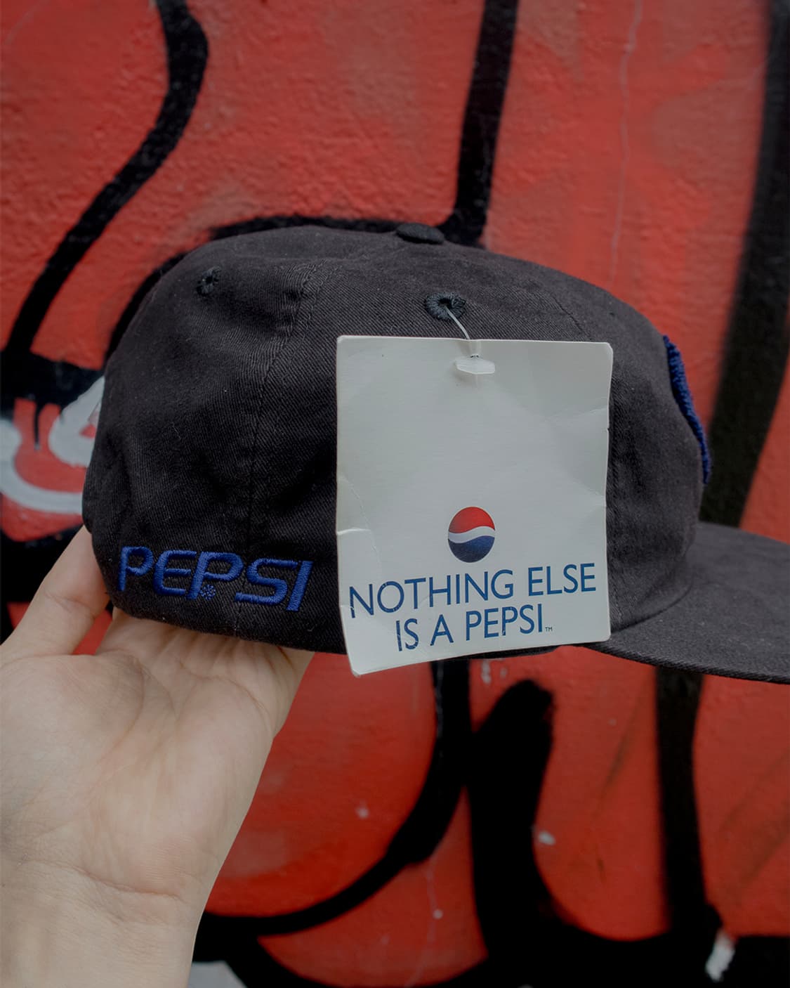 90s Vintage Pepsi logo 캡 상품이미지3