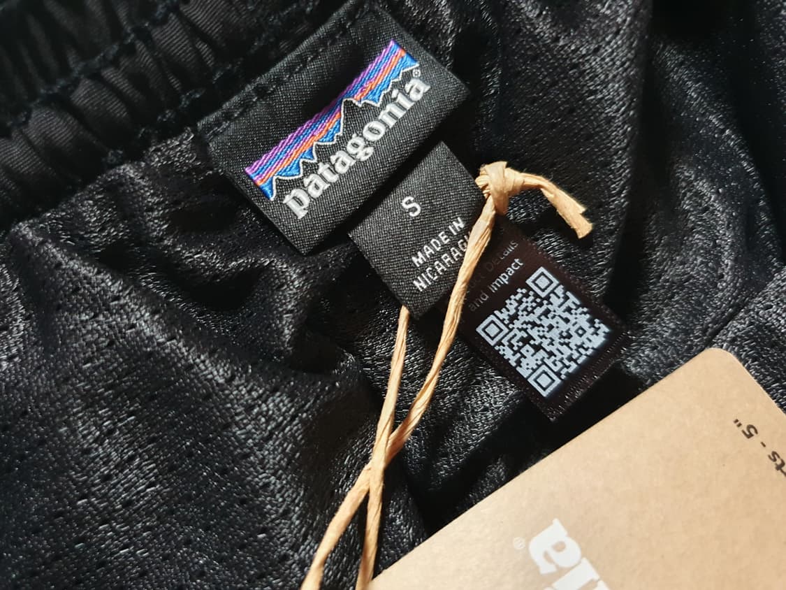 (새상품)파타고니아 배기스5인치 블랙 S 상품이미지4