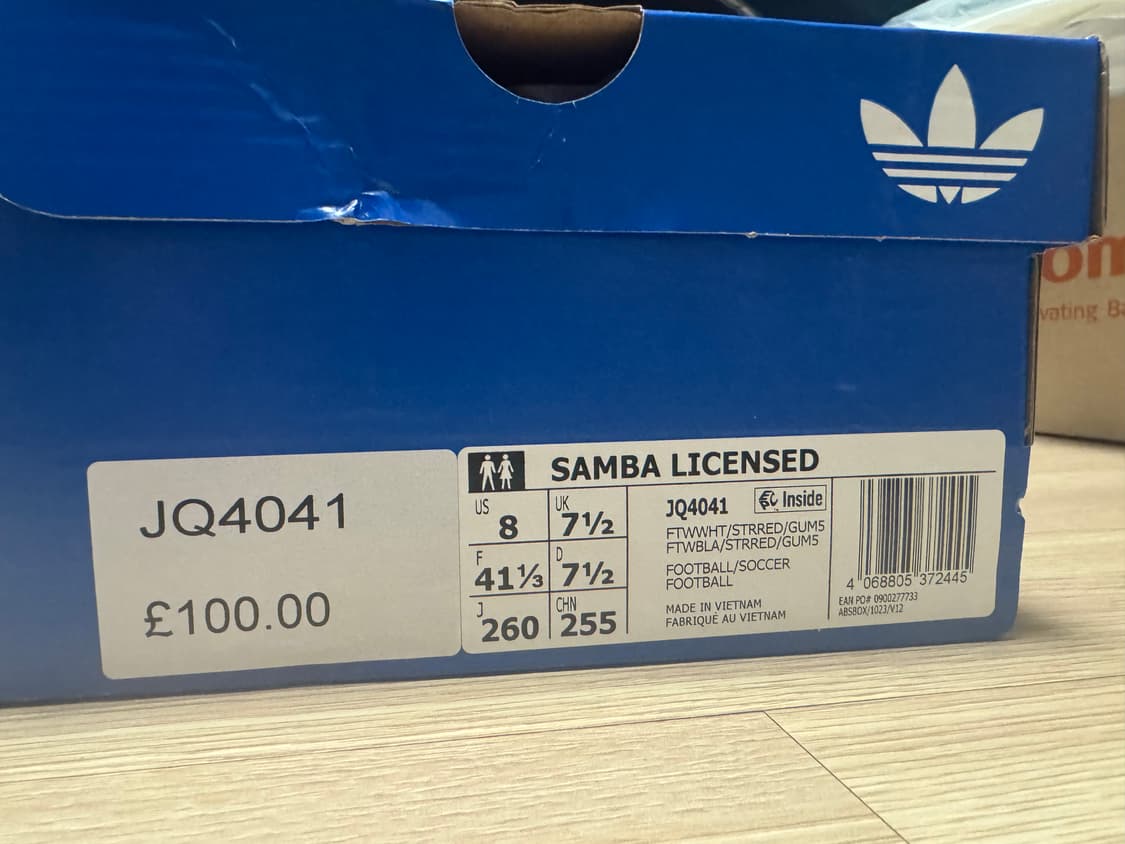 [UK7.5](260mm) 아디다스정품 리버풀 삼바 JQ4041 상품이미지4