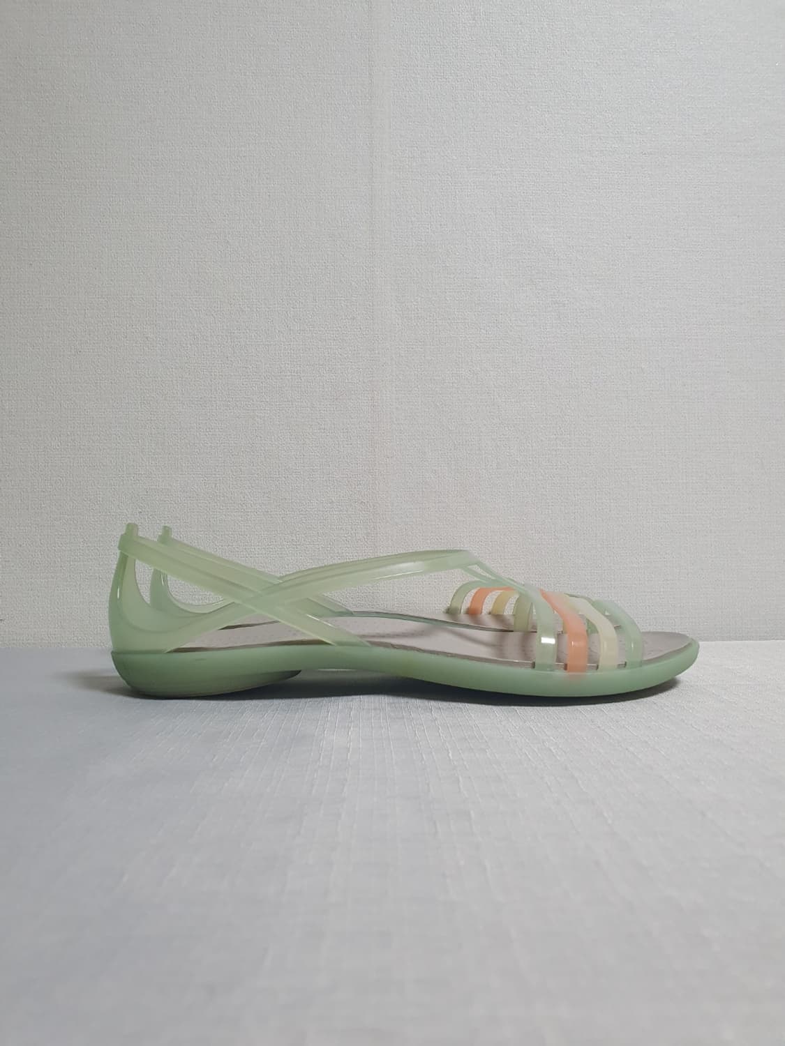 240mm 크록스 이사벨라 샌들 젤리 스트랩 민트 W7 상품이미지3
