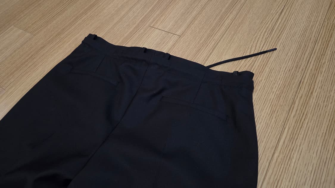 준지 레이어드 스트링 원턱  팬츠 상품이미지3