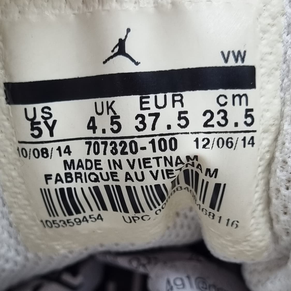 나이키 에어조던1 플라이트3 미드 235 상품이미지6