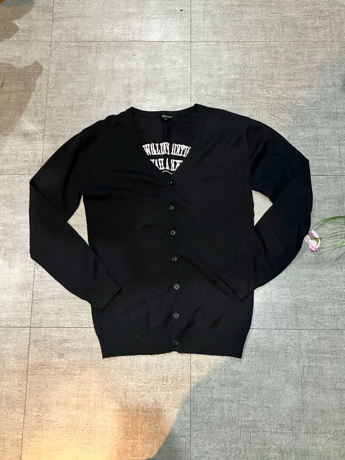 일본빈티지 Spiriteofellowifly 오리엔탈펑크갸루 니트가디건 상품이미지2