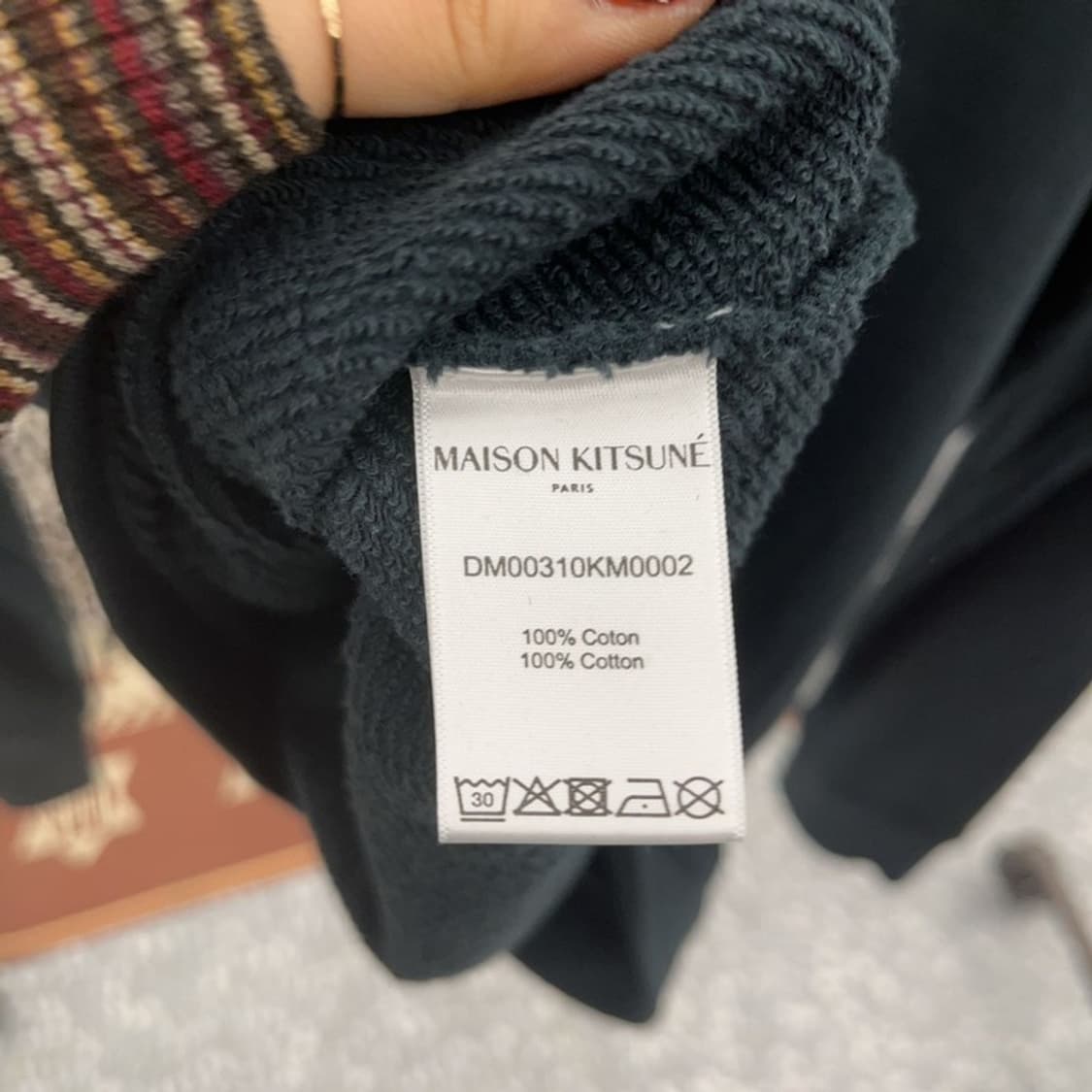 메종키츠네 빈티지 모던 캐주얼 폭스패치 맨투맨 XL C09468 상품이미지6