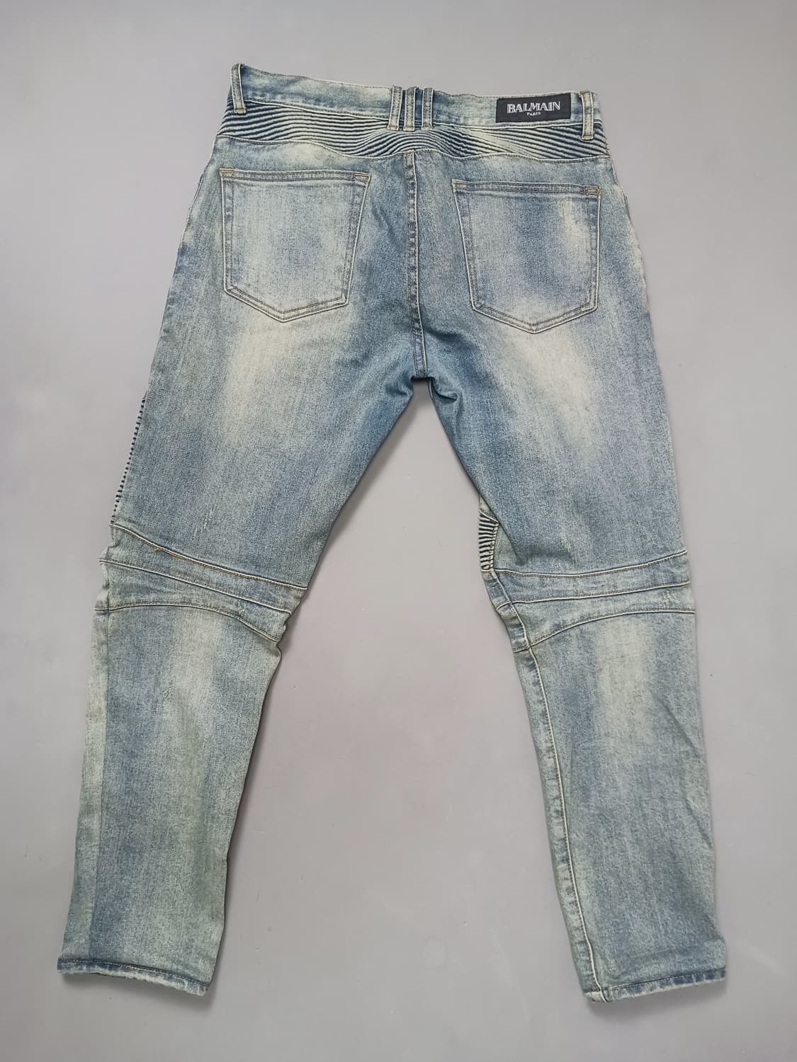 [34] 발망 빈티지워싱 바이커진 청바지 상품이미지7