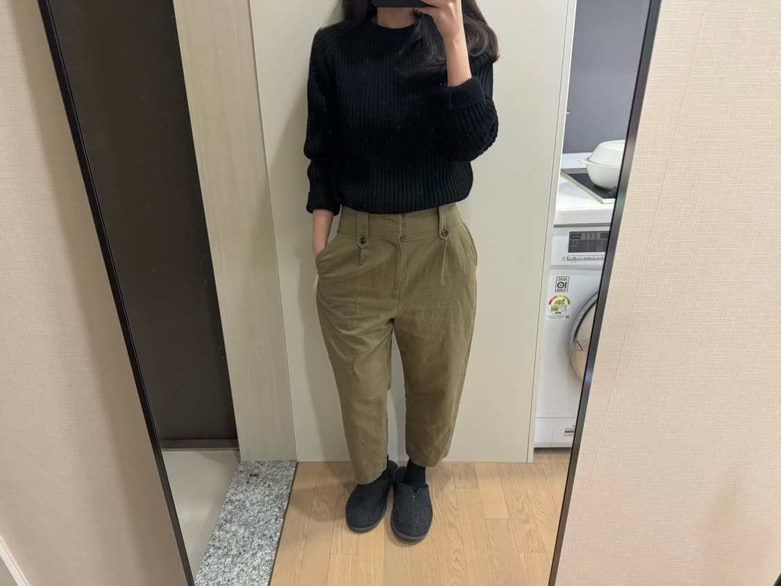 Margaret howell 카키 코튼팬츠 상품이미지1