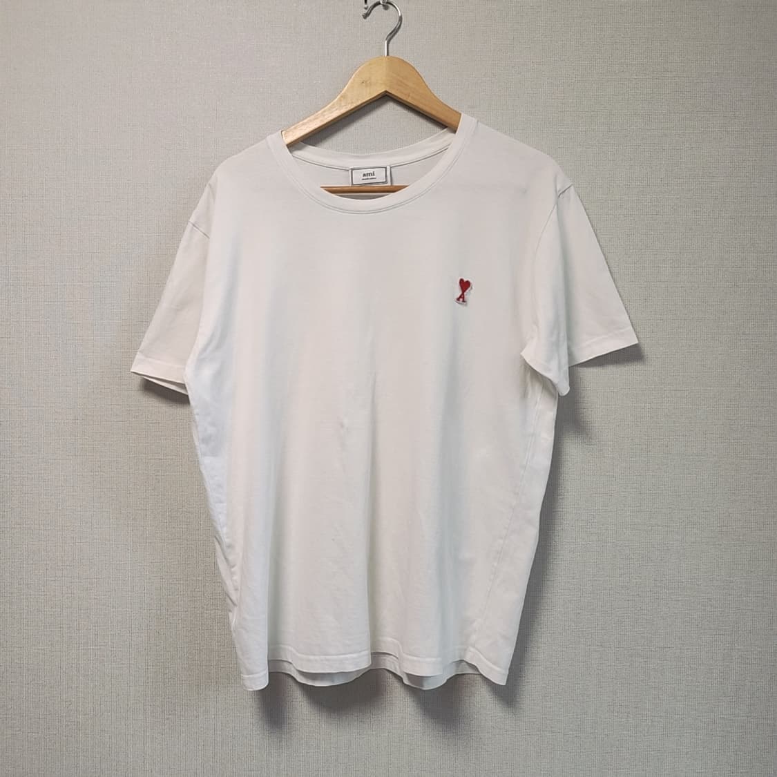 [2XL] 아미 하트 로고 반팔 티셔츠 상품이미지1