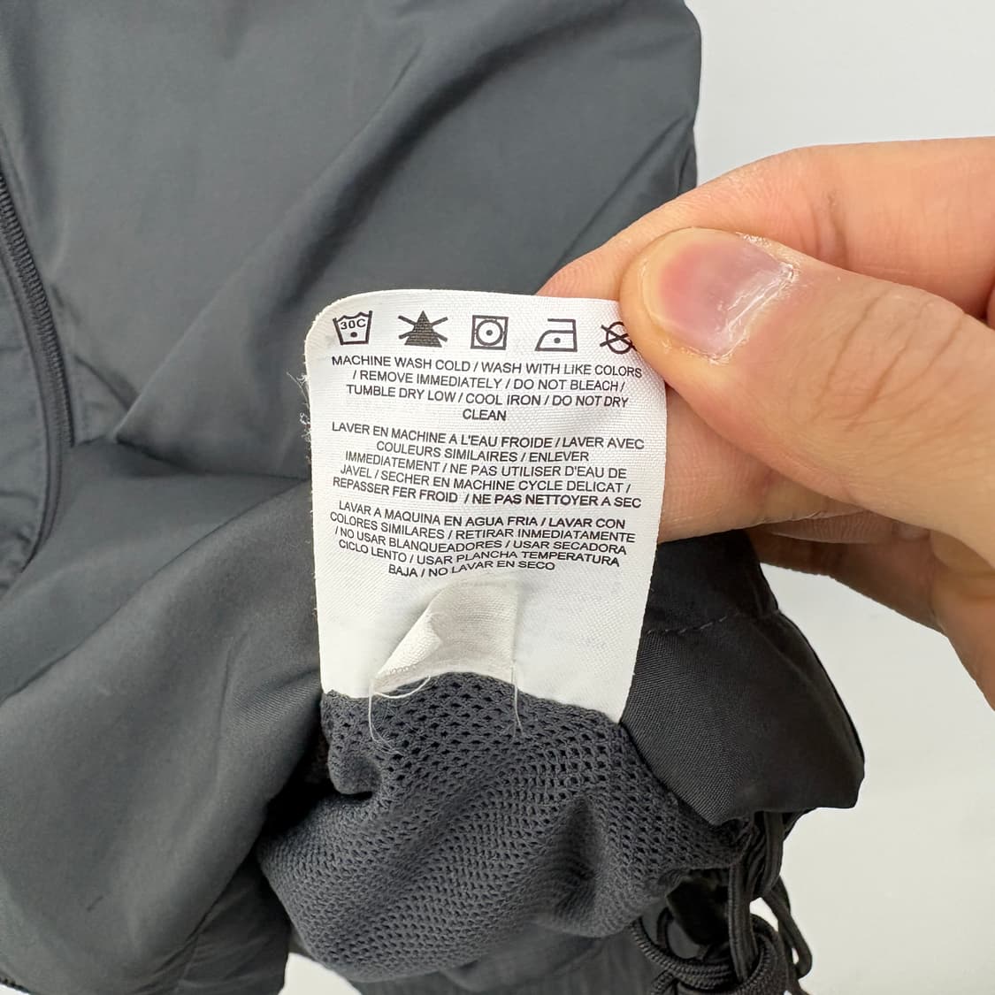 나이키 블랙 바람막이 후드 집업 남성S 상품이미지7