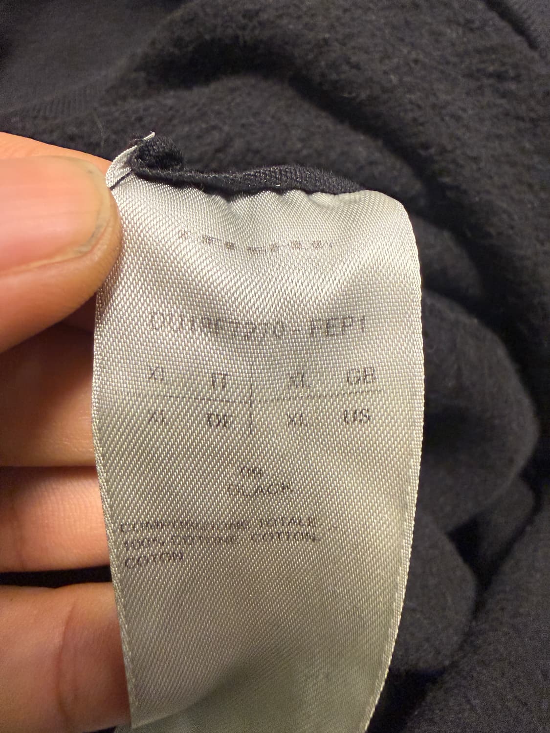 릭오웬스 다크쉐도우 맨투맨 상품이미지5