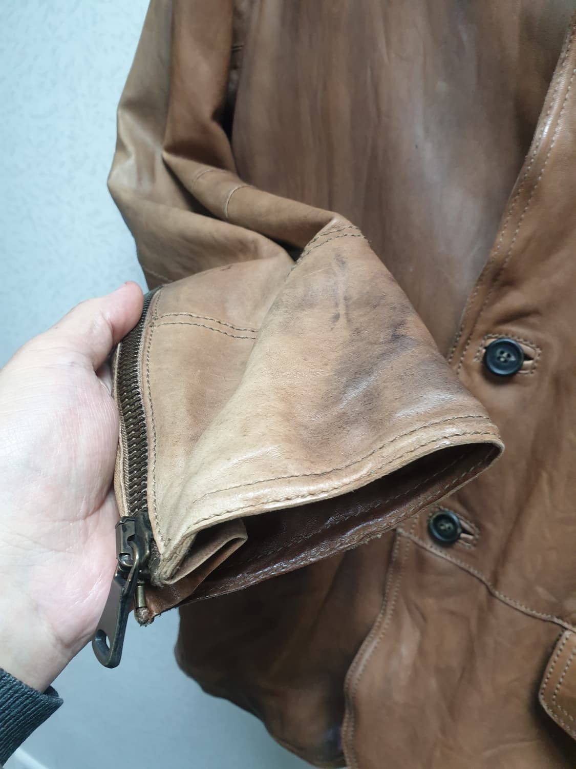 [46/95] GARRETT 가렛 가죽자켓 상품이미지5