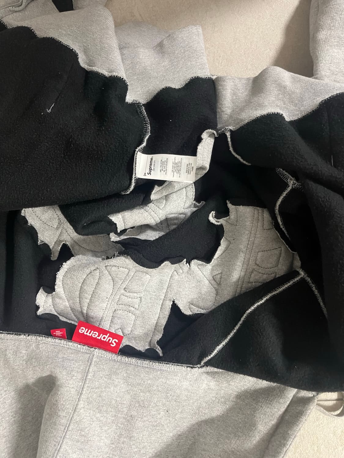 슈프림 25ss 후드집업 s size 상품이미지2