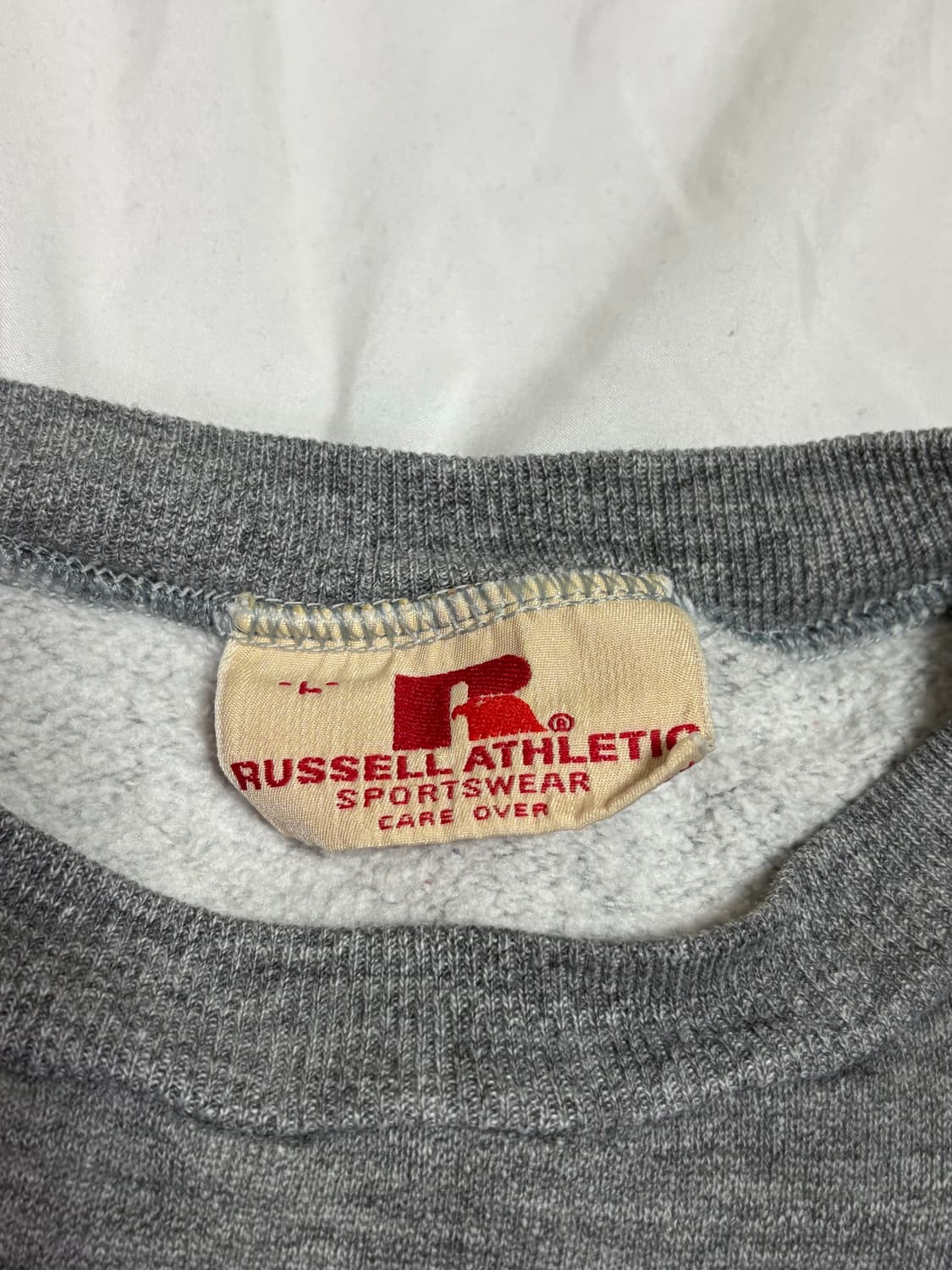 [L] USA 러셀 빈티지 스웻 맨투맨 90s 그레이 상품이미지2