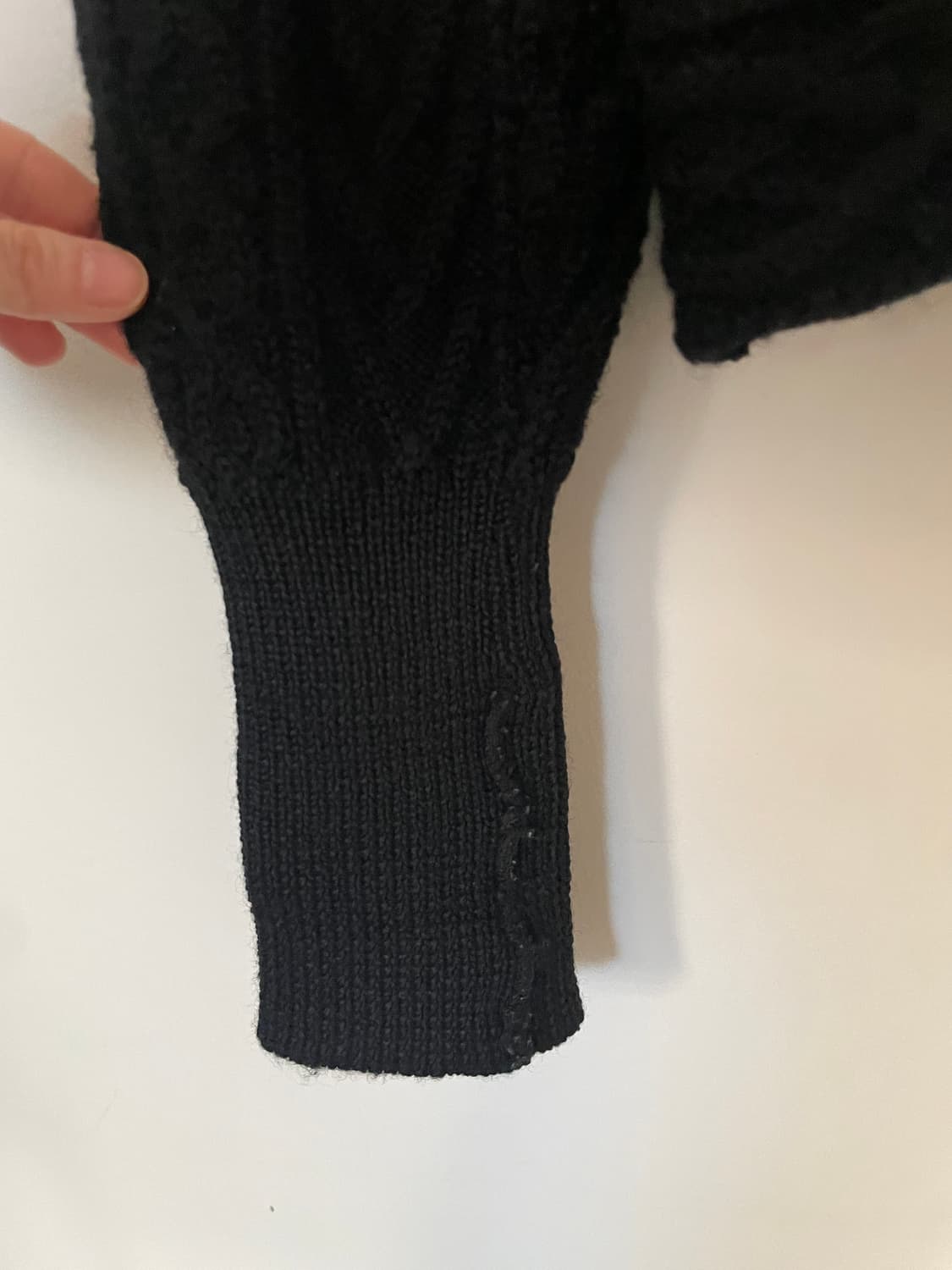 vintage black twisted knitwear 상품이미지4