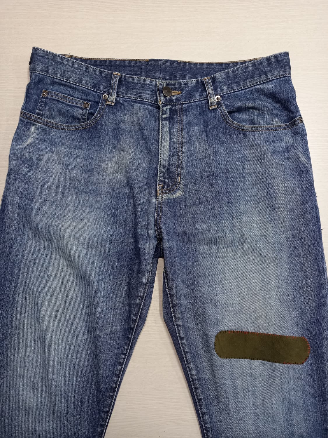 33-34 솔리드 옴므 워싱 스판 슬림일자진 34-577 상품이미지3