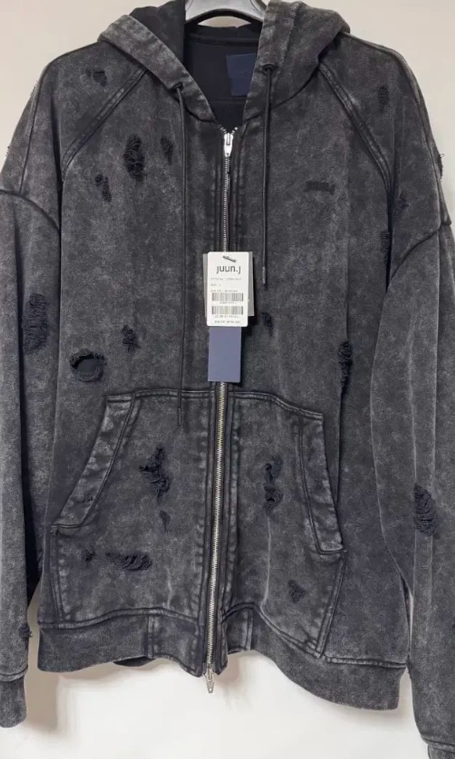 준지 /23fw 디스 브로큰 후드집업 /L  상품이미지3