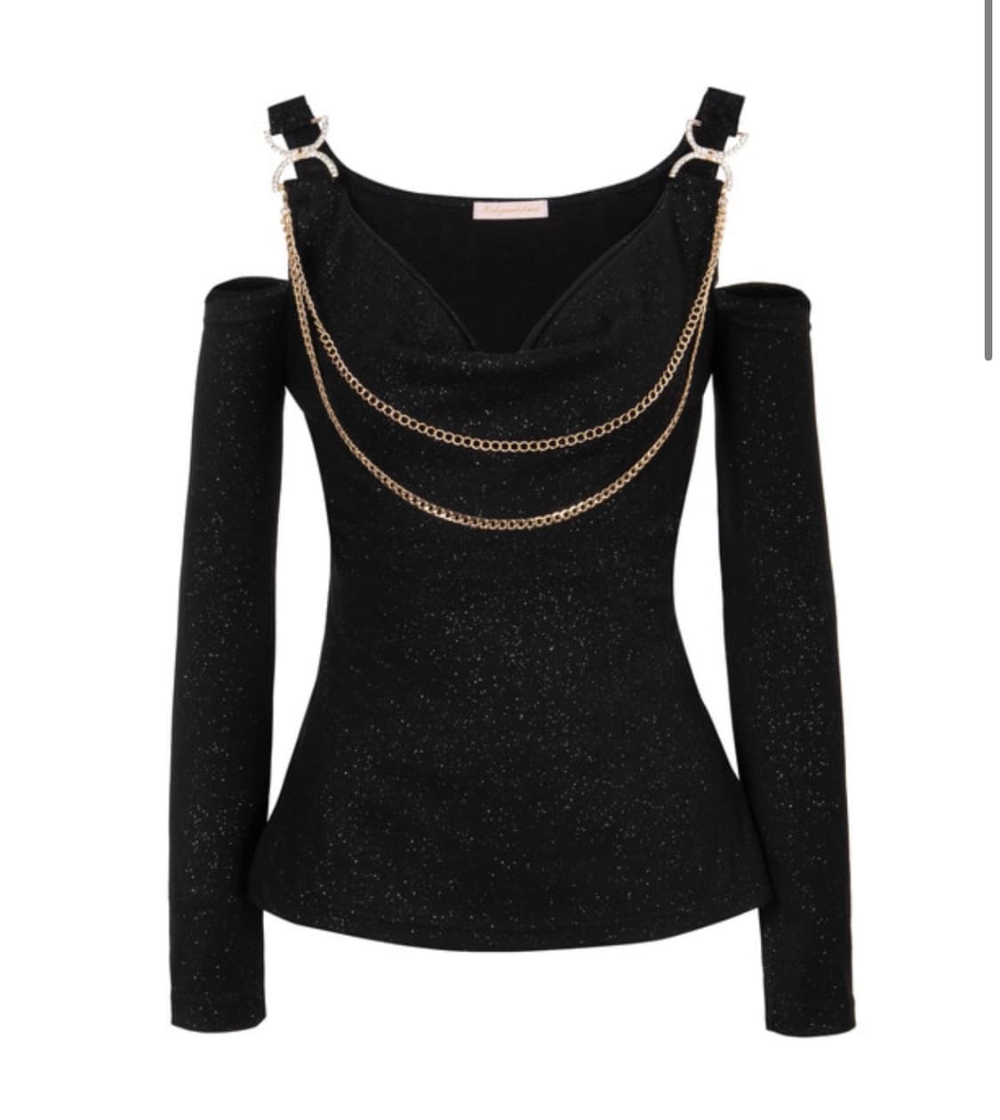 구해요 베메클 베이비메탈클럽 샤이니 돌 탑 블랙/베이비핑크 상품이미지1