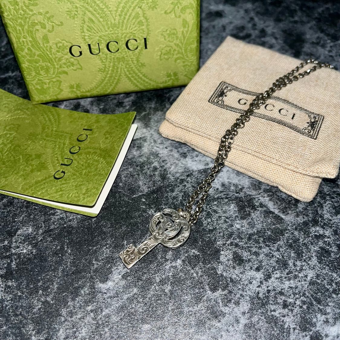 [Gucci]구찌 더블G 키 목걸이 상품이미지9