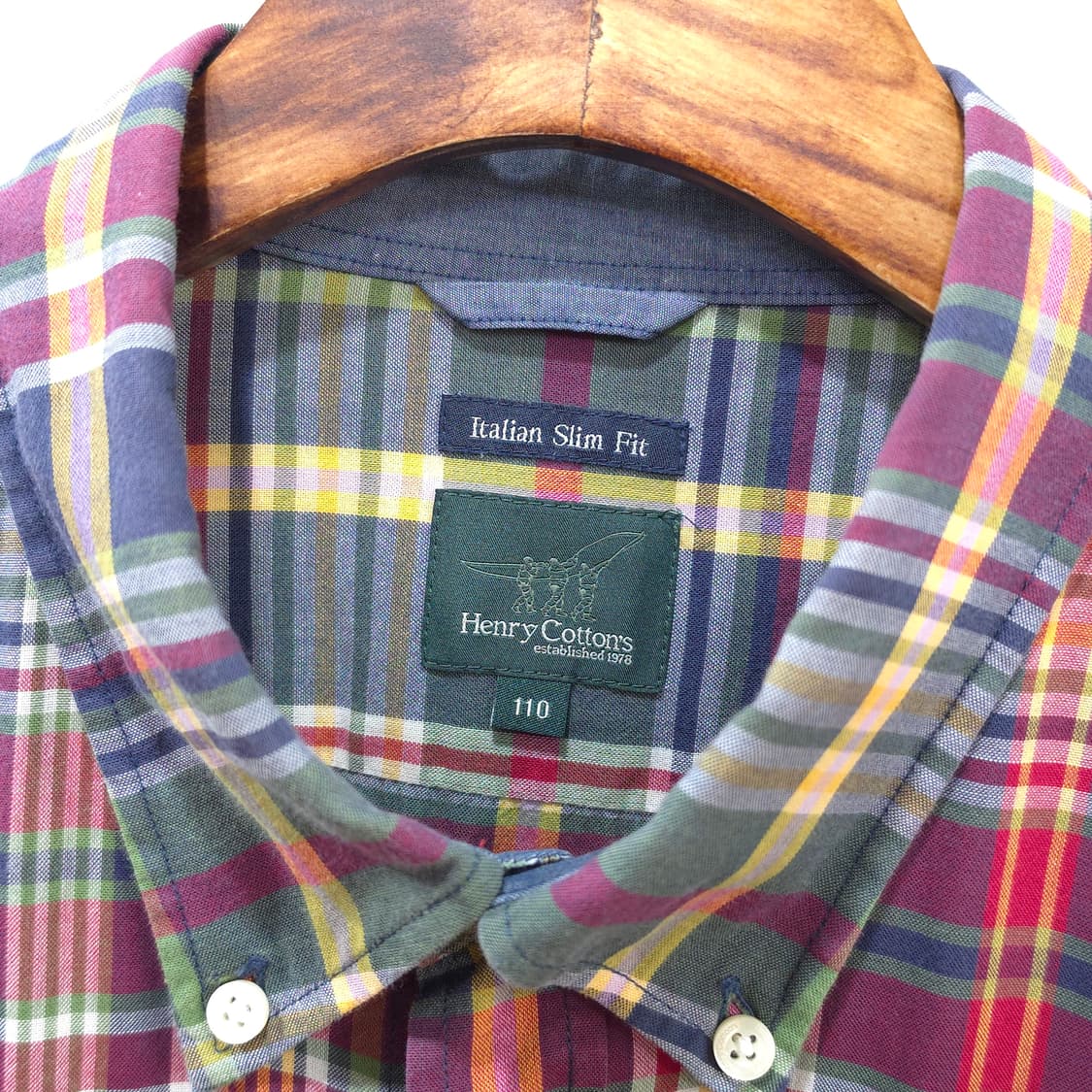 헨리코튼 체크셔츠- L-XL 상품이미지8