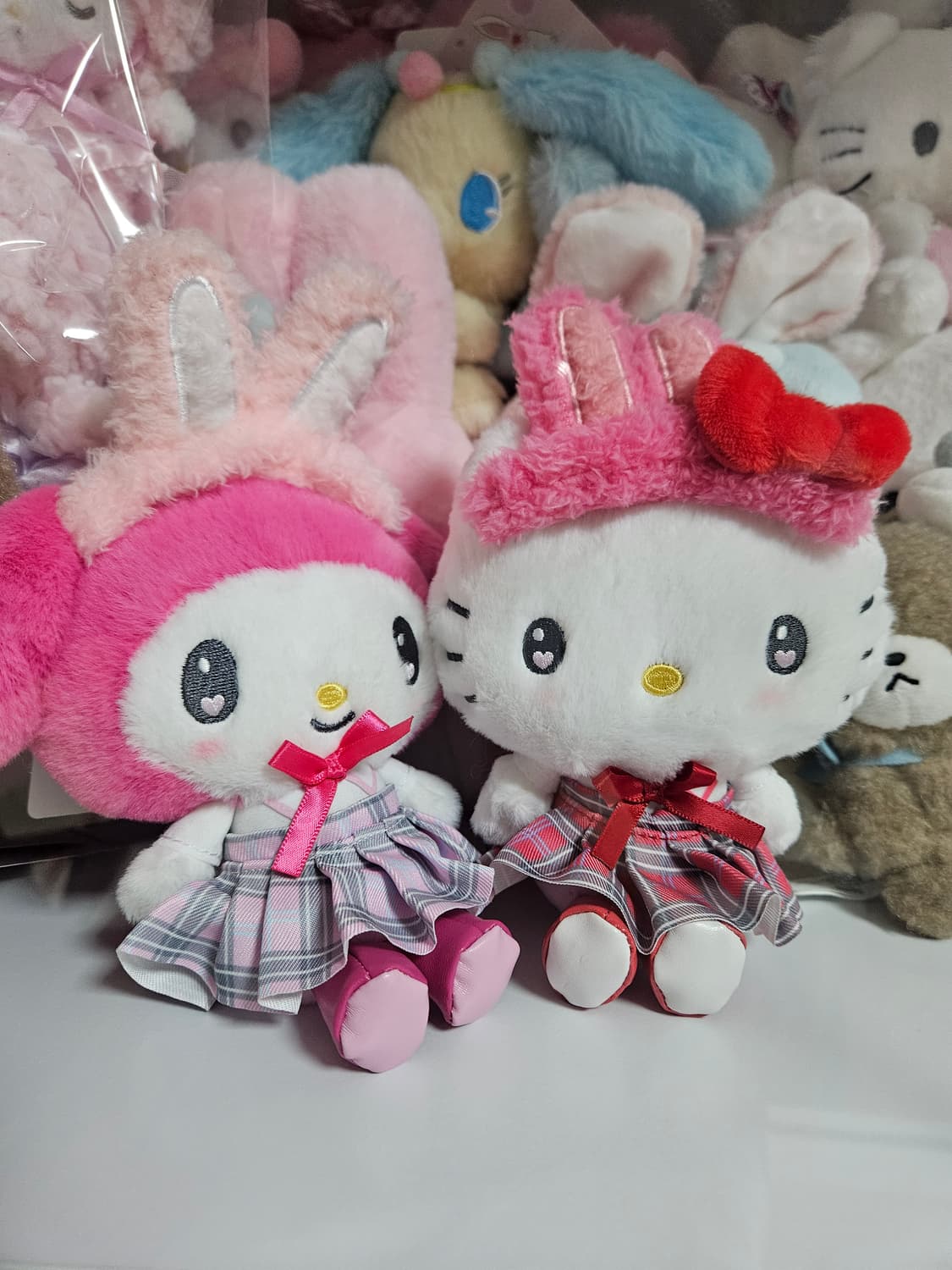 헬로키티,마이멜로디 동물학원 스쿨시리즈  마스코트 인형 상품이미지1