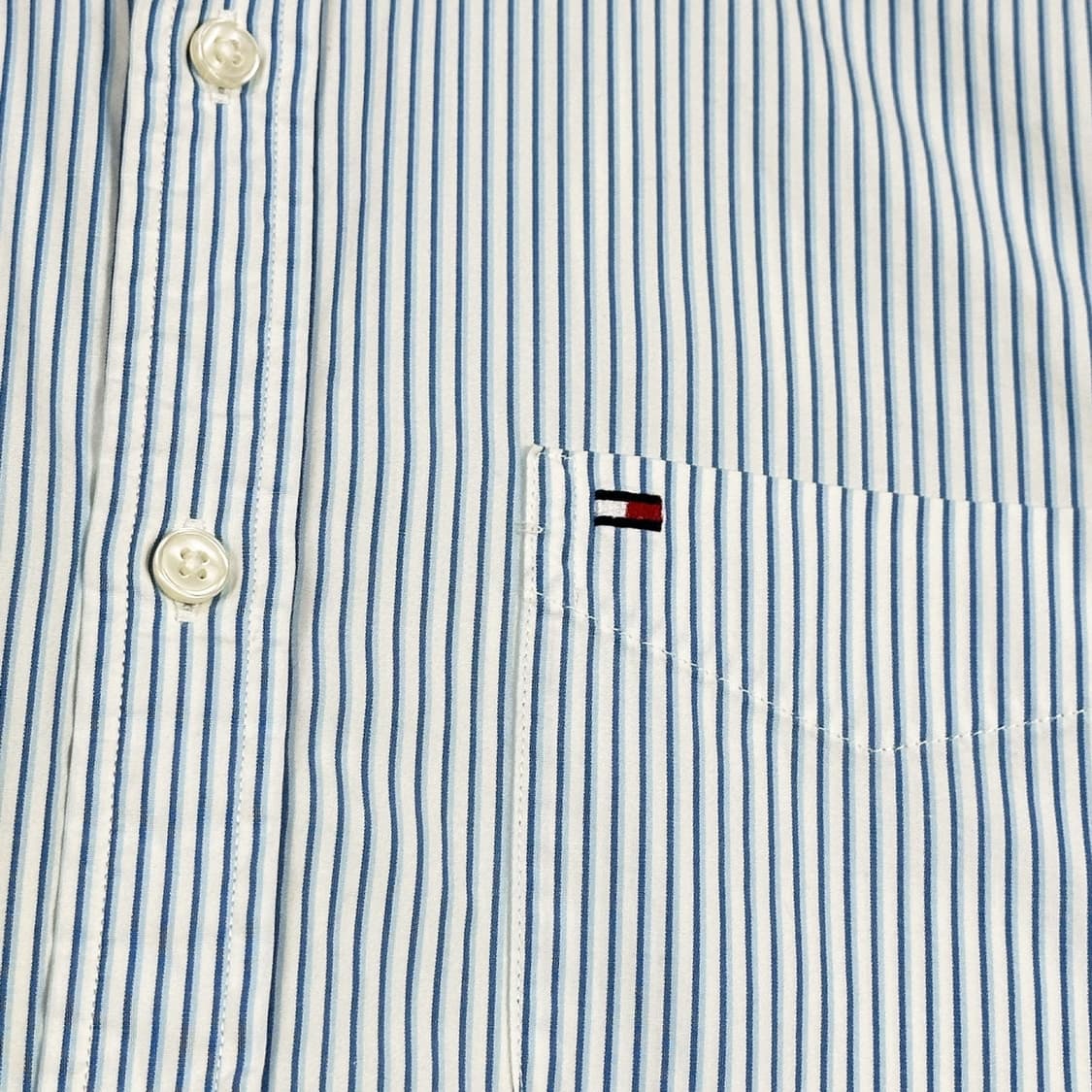 타미힐피거 플래그 블루 스트라이프 셔츠 (M) 상품이미지3