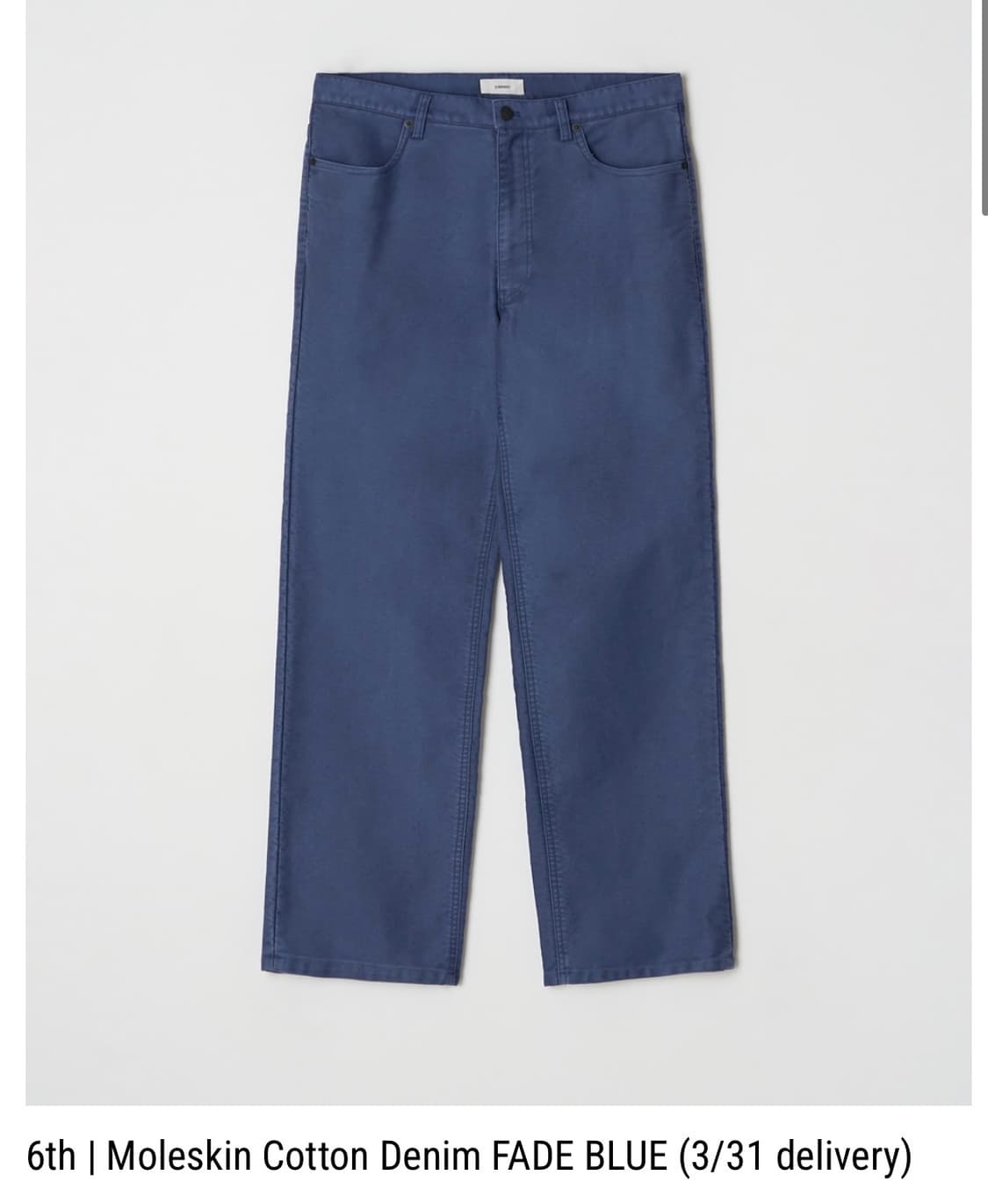 [구함]파세르 몰스킨 데님 블루 L 상품이미지1