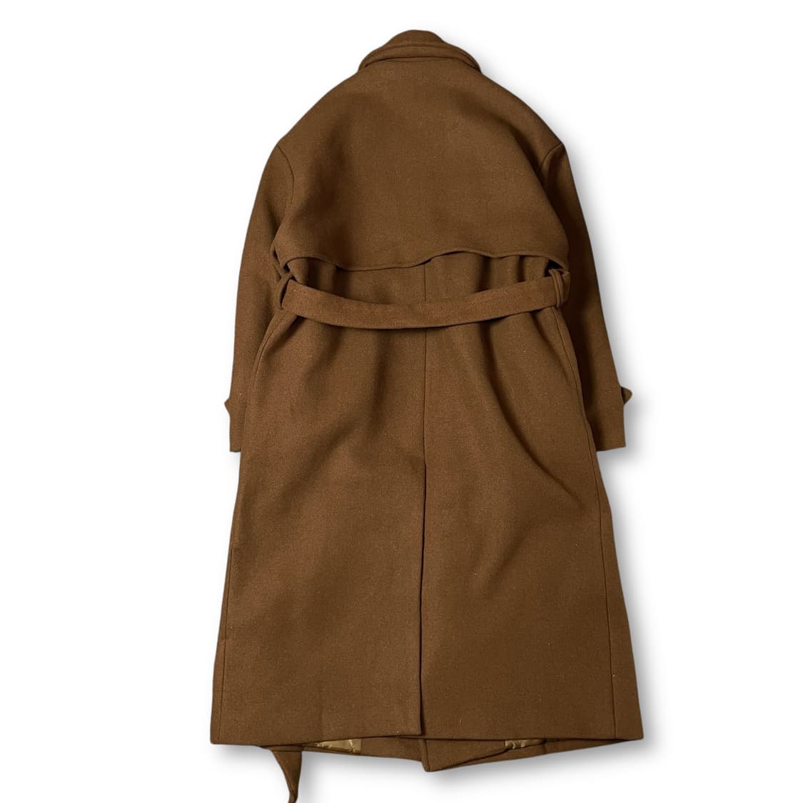 SCENT 브라운카멜 롱 더블 코트 상품이미지2