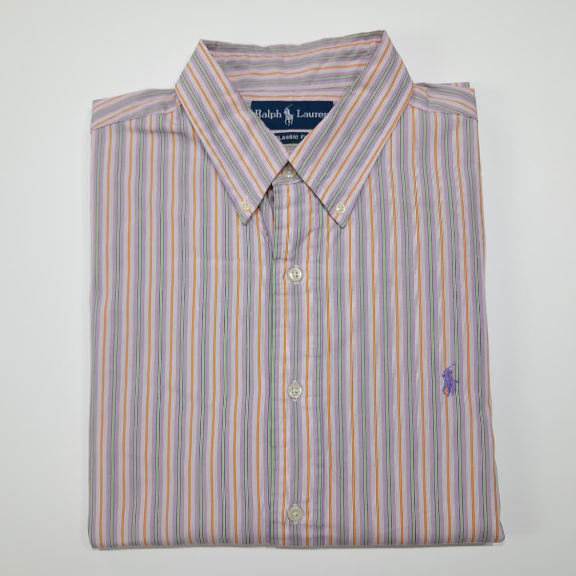 CL799 XL 폴로 00s 멀티스트라이프 라벤더 셔츠 남방 상품이미지7