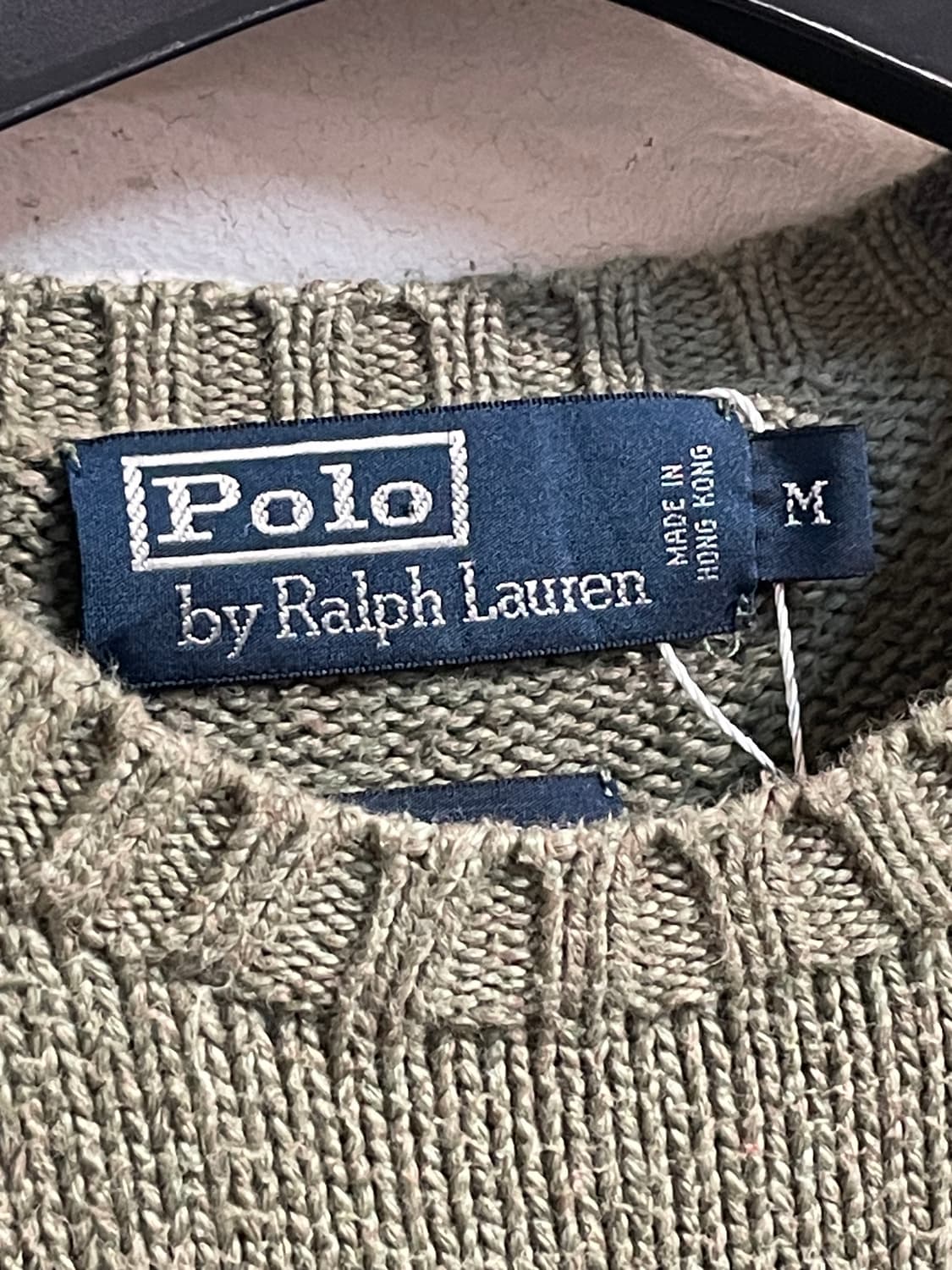 폴로 랄프로렌 카키 코튼 니트 상품이미지3