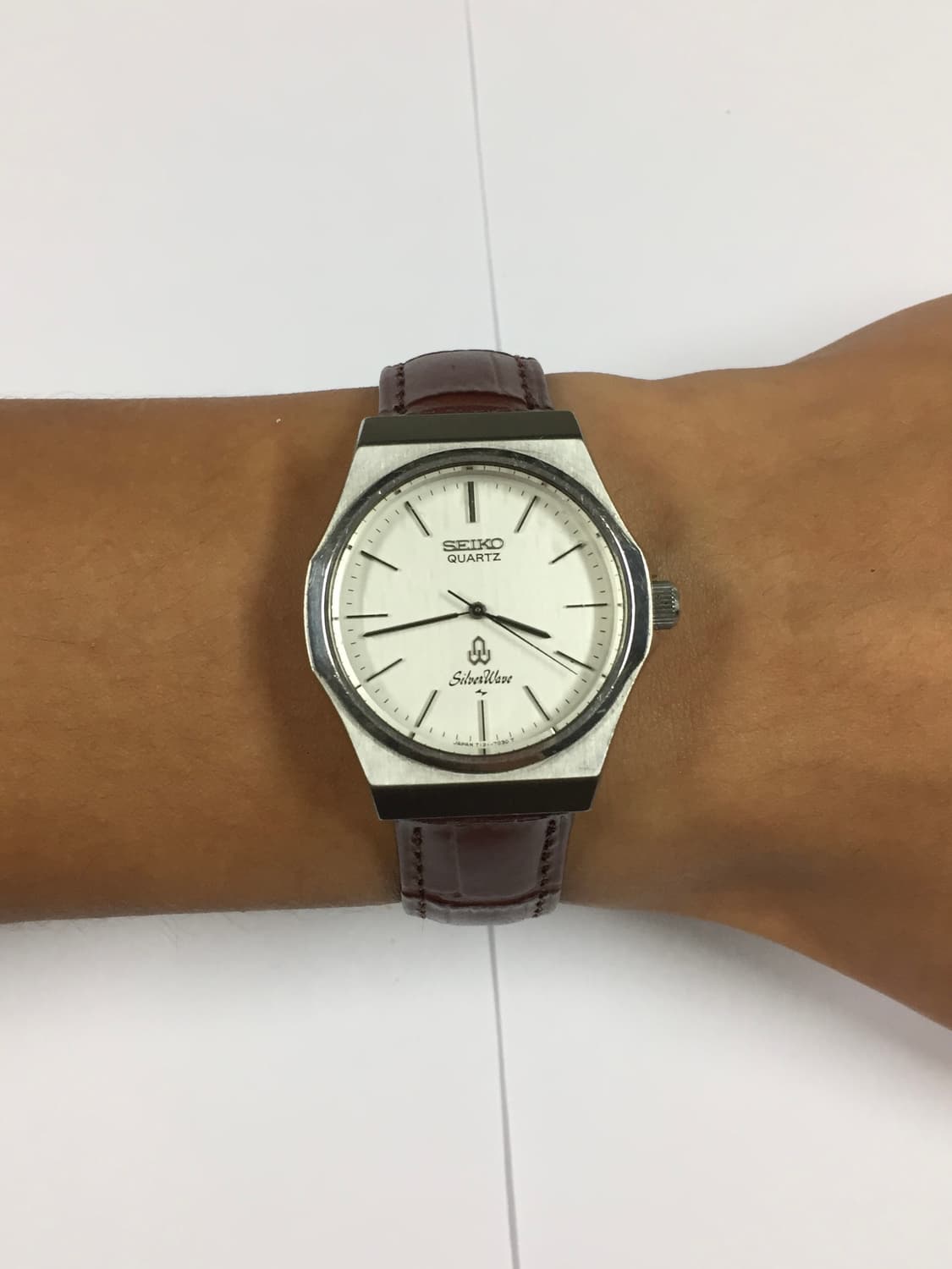 80s seiko silver wave quartz 상품이미지4