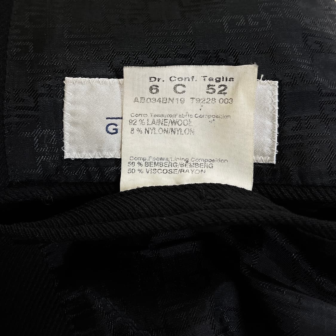  90s Givenchy Italy made 텍스쳐드 울 테일러드 자켓 상품이미지10