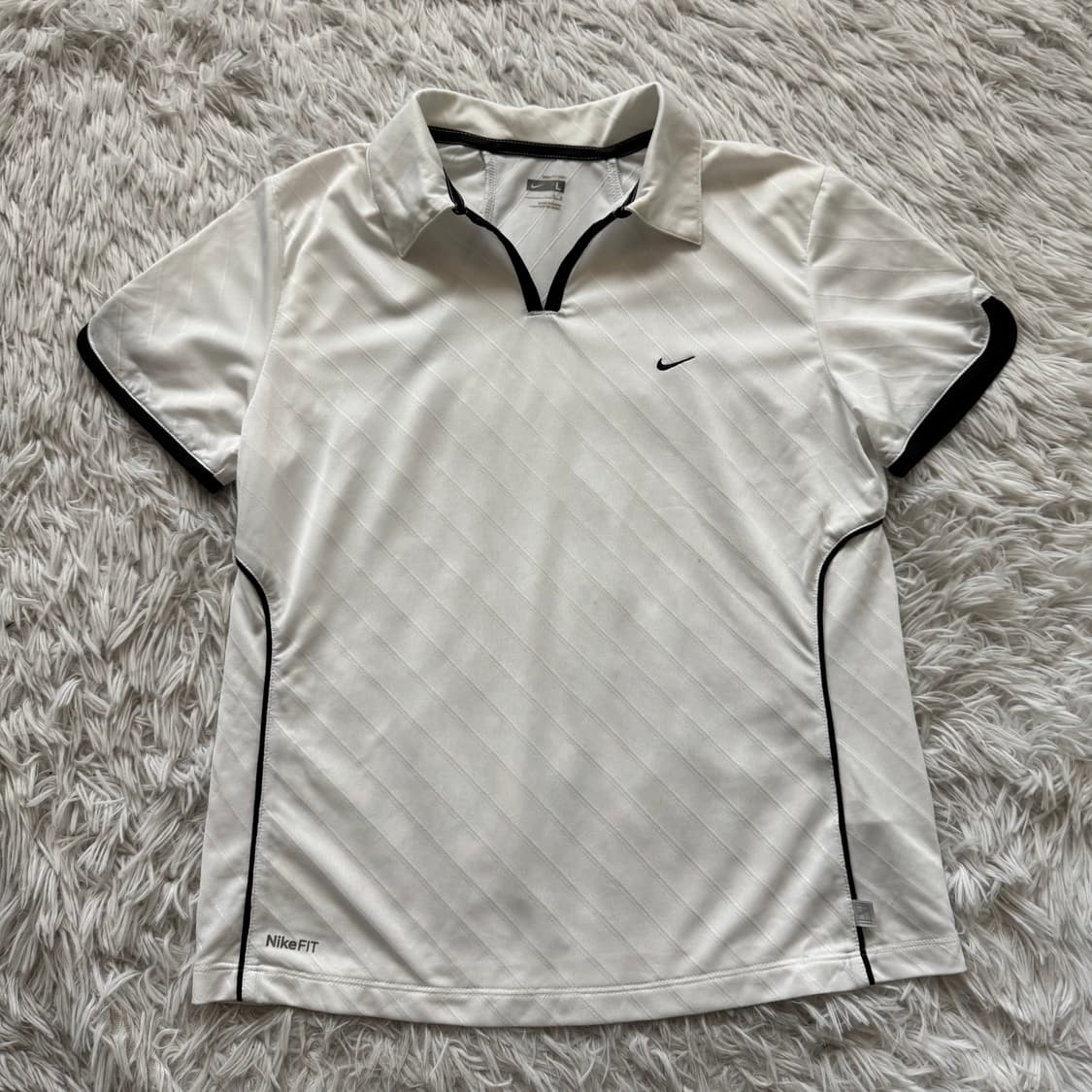 NIKE 일본빈티지 기능성 카라티 나이키 기능성반팔 나이키카라티 M 40 상품이미지2