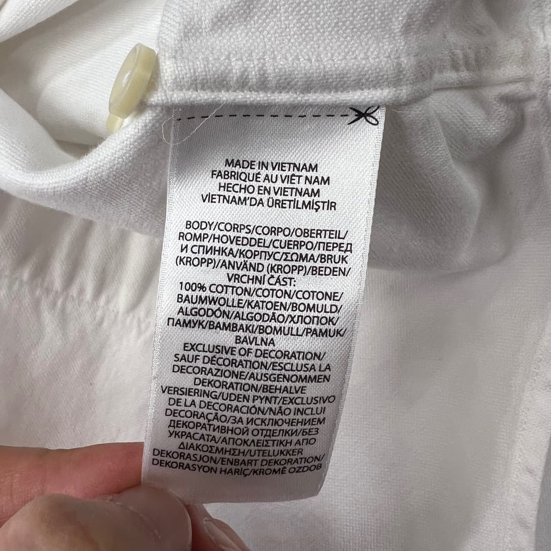 폴로 랄프로렌 화이트 옥스포드 셔츠 상품이미지5