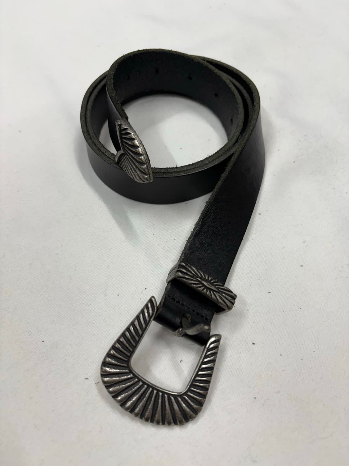 빈티지 웨스턴 크롬 벨트 상품이미지1