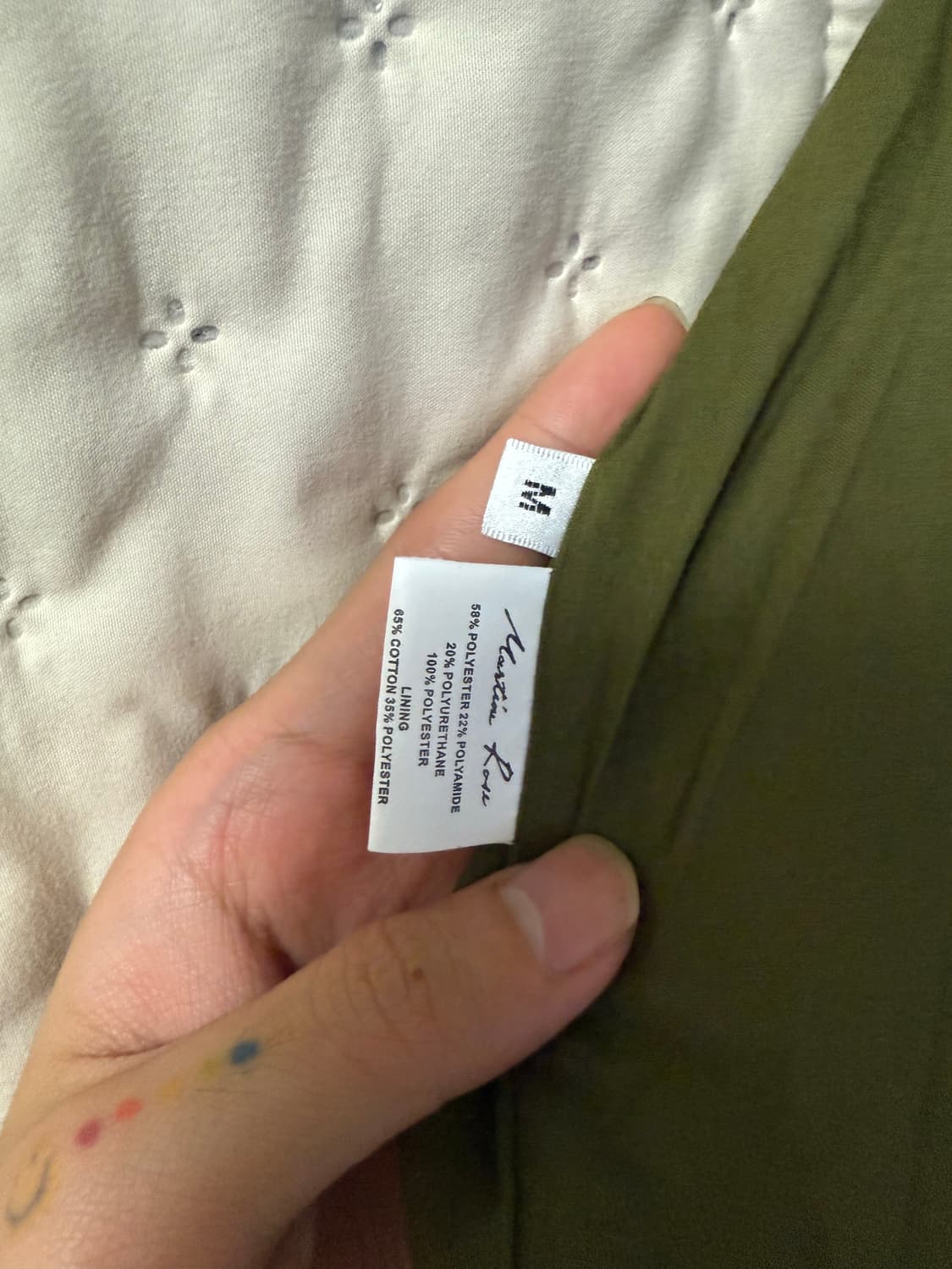 (M) (국내유일 새상품급‼️) 마틴로즈 컬러블록 자켓 상품이미지9