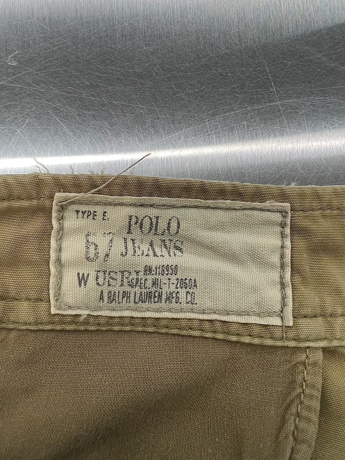 00s 폴로 진스 베이지 멀티 포켓 밀리터리  카고 팬츠 상품이미지7